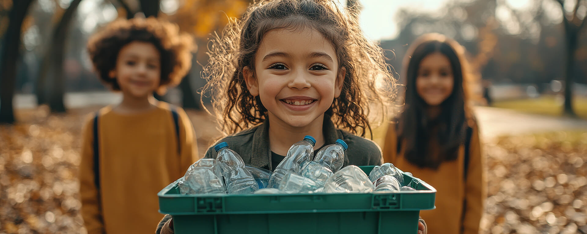 Poor children receiving gifts